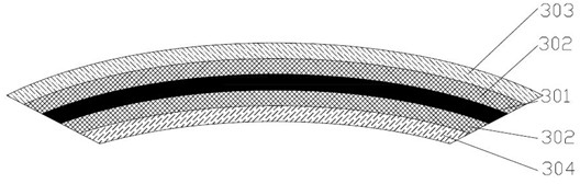 Flexible solar cell photovoltaic component made with flexible substrate