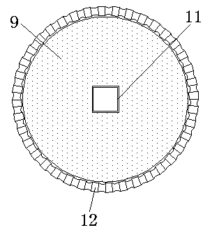 Municipal road well cover with stable installation and anti-theft function