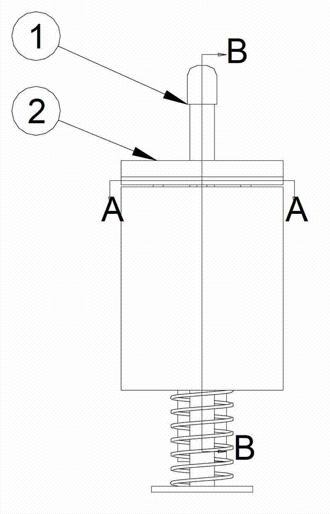 Bolt-free mounting structure for tripper