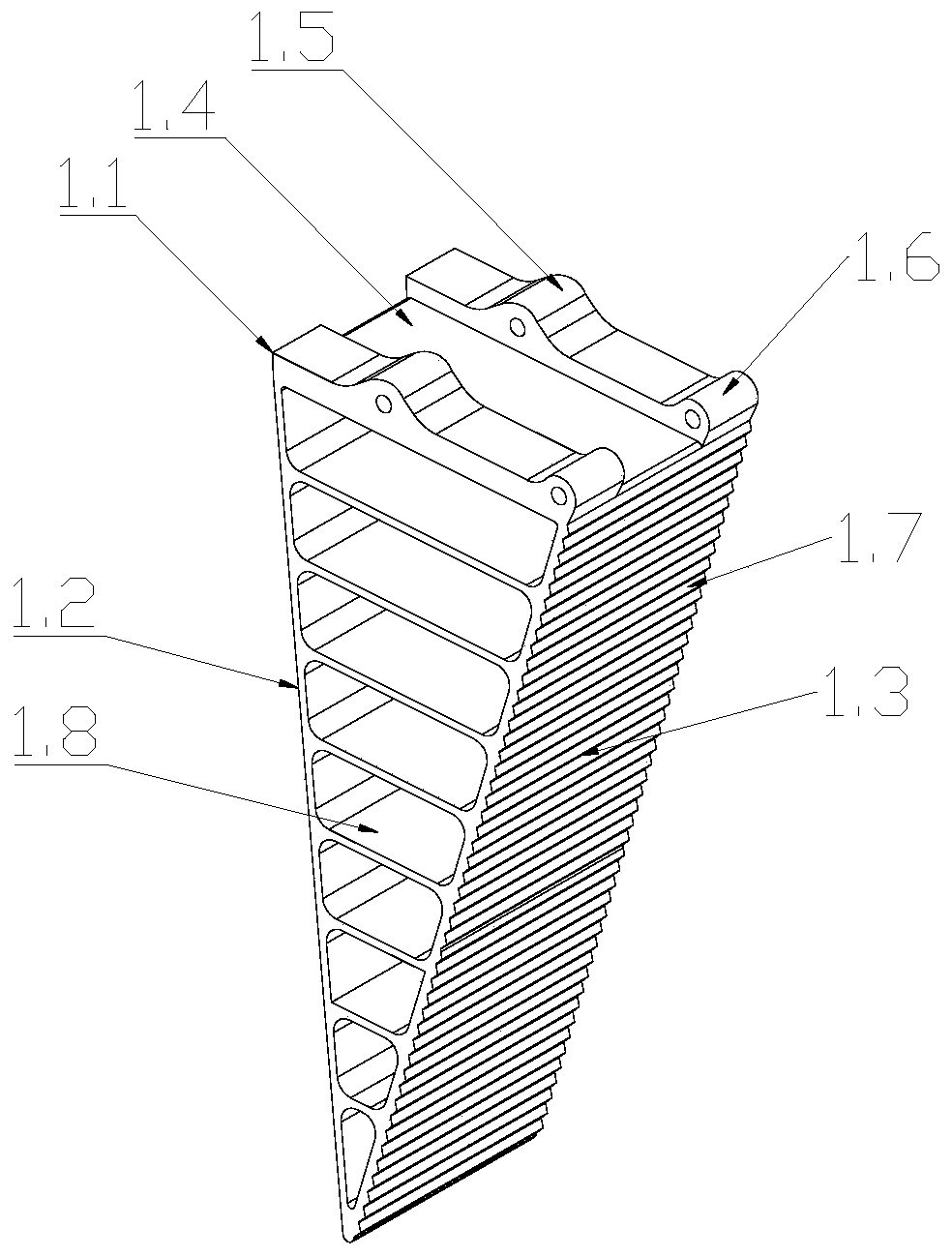 Bionic flexible claw device inspired by caudal fin of Longfeng brocade carp