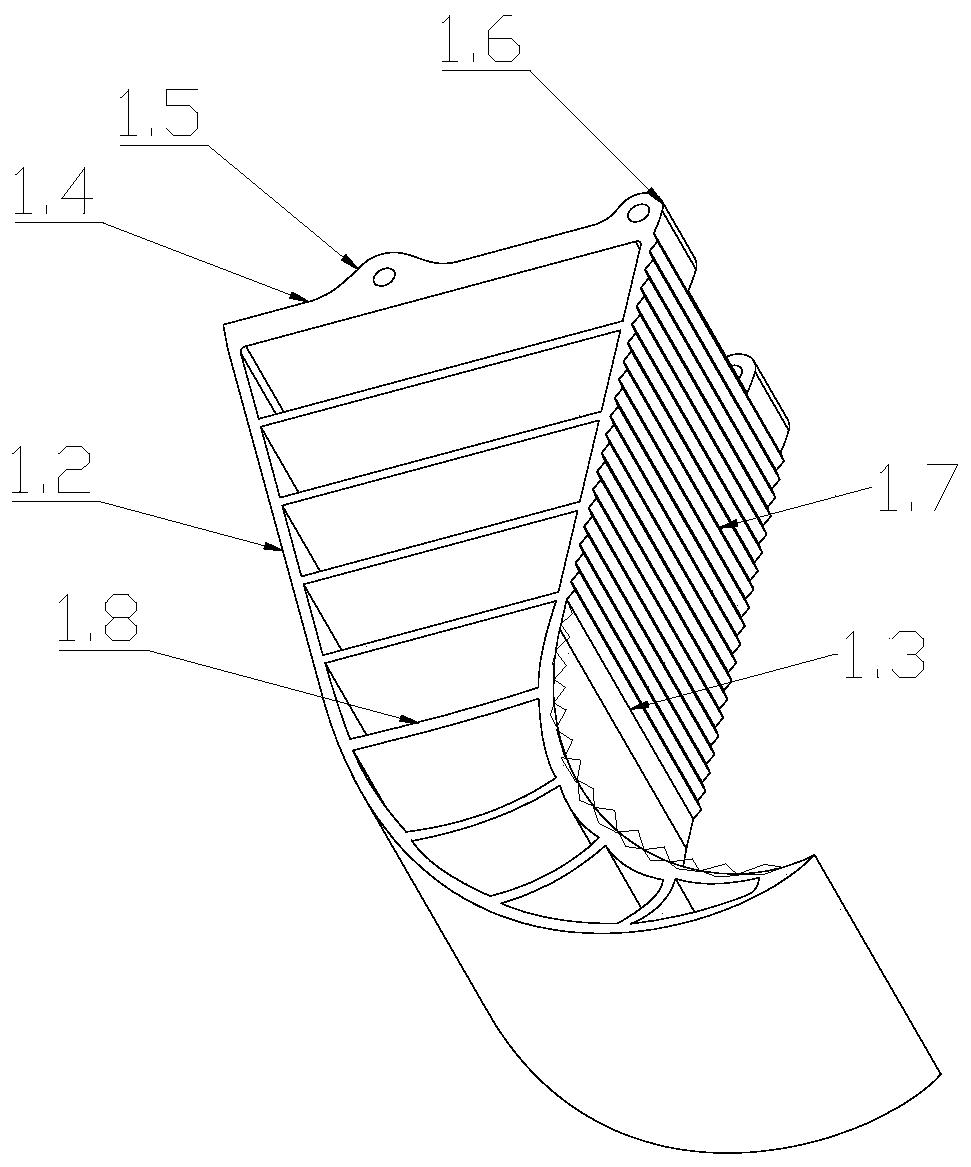 Bionic flexible claw device inspired by caudal fin of Longfeng brocade carp