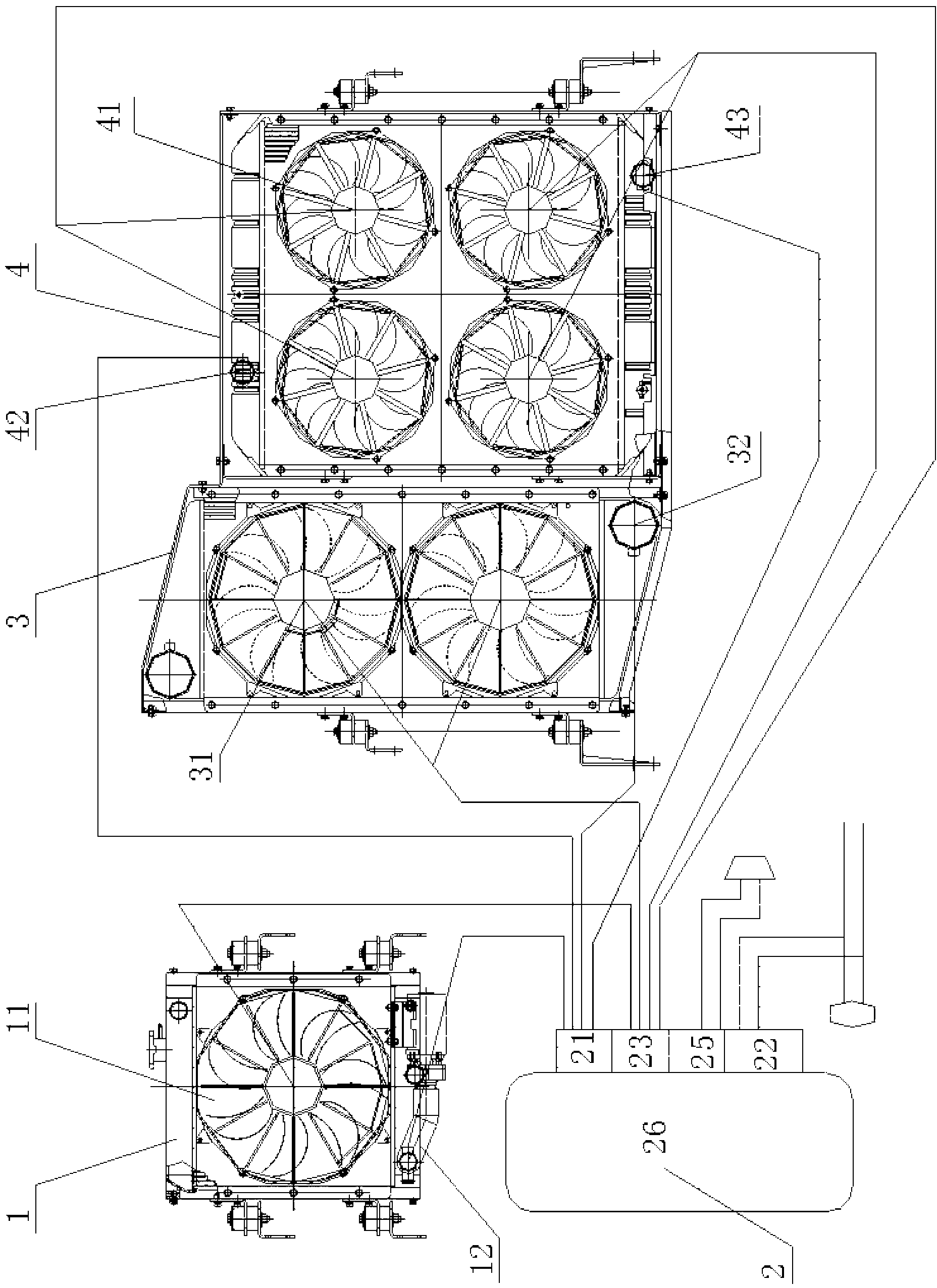 Engine active temperature control system and control method thereof