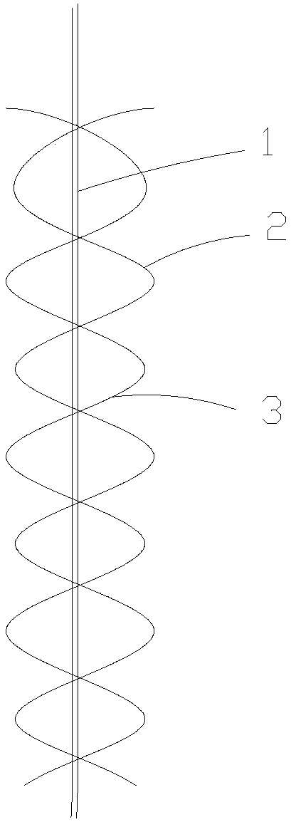 Wrapped yarn based fabric for flame-retarding clothes and production method thereof