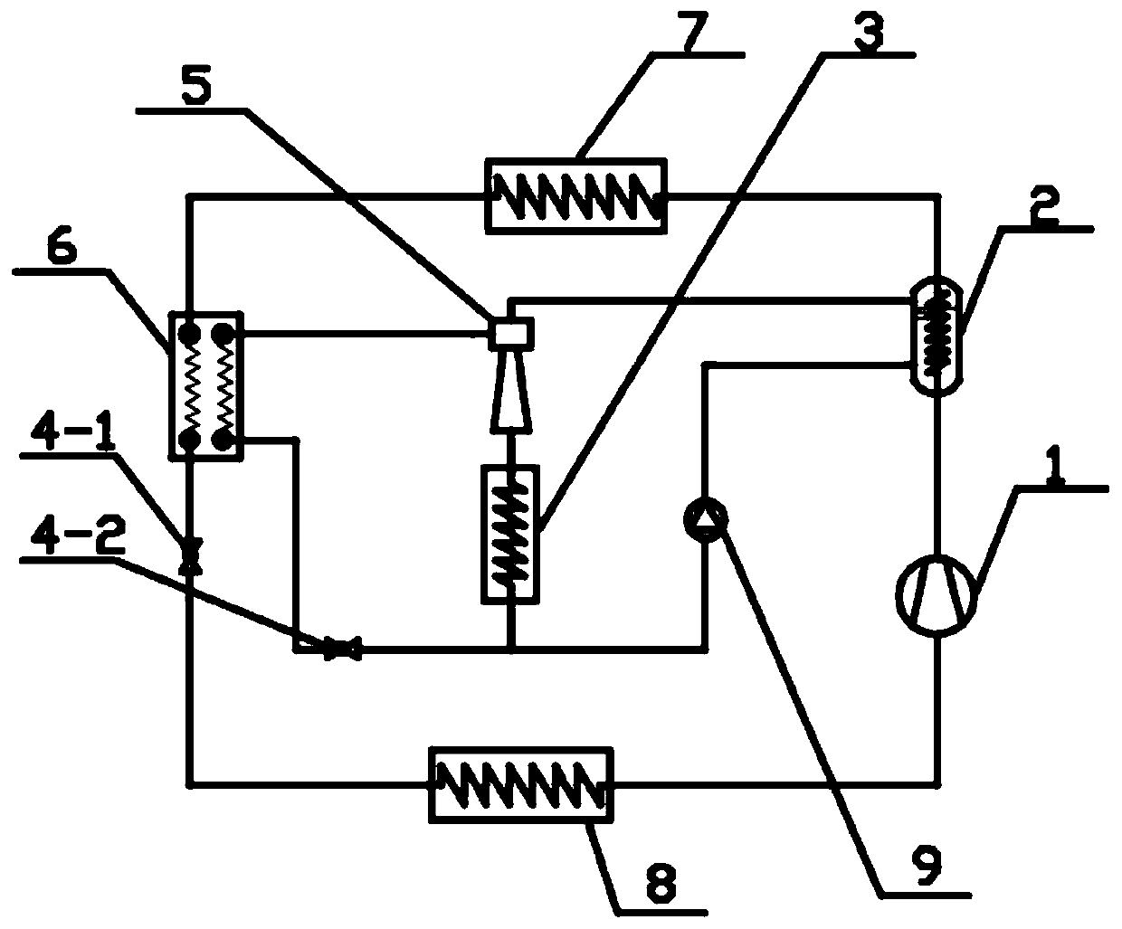 Jet type supercooling refrigeration system