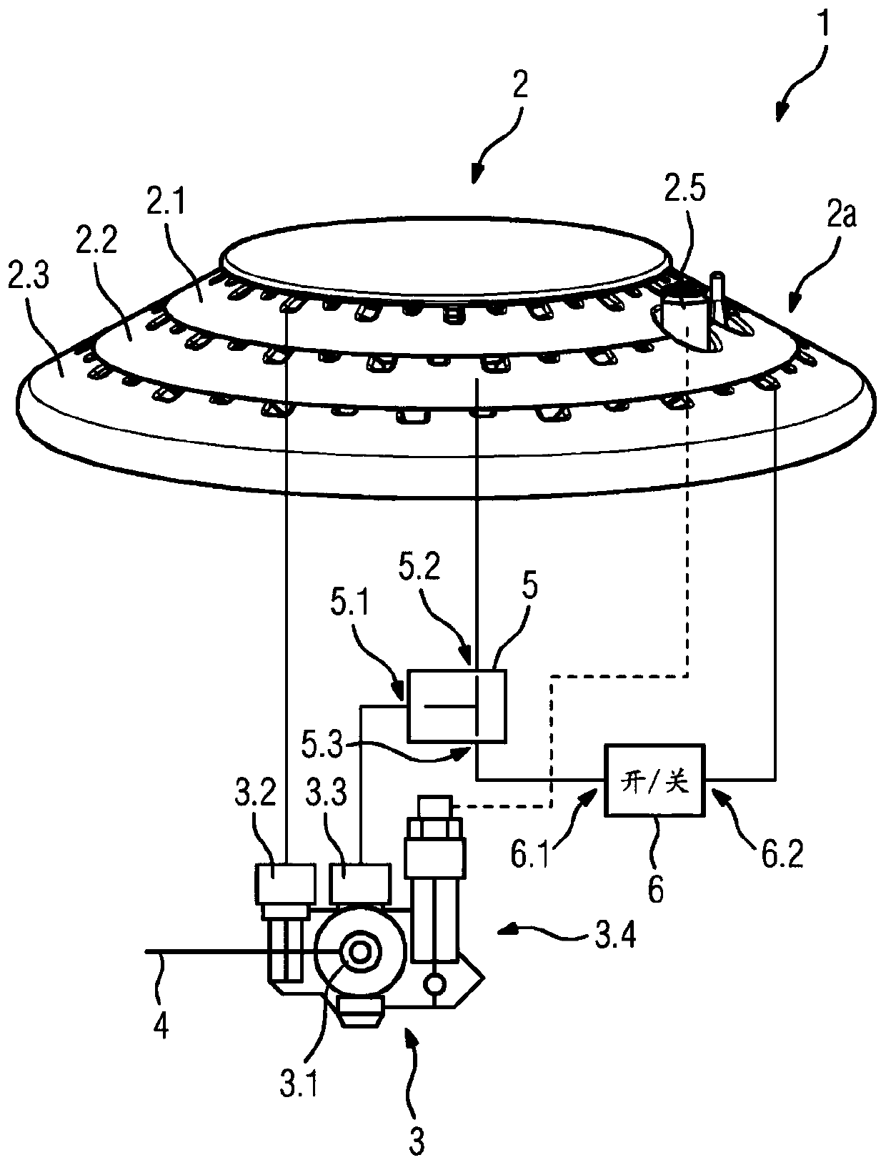 Gas burner unit and cooktop including gas burner unit