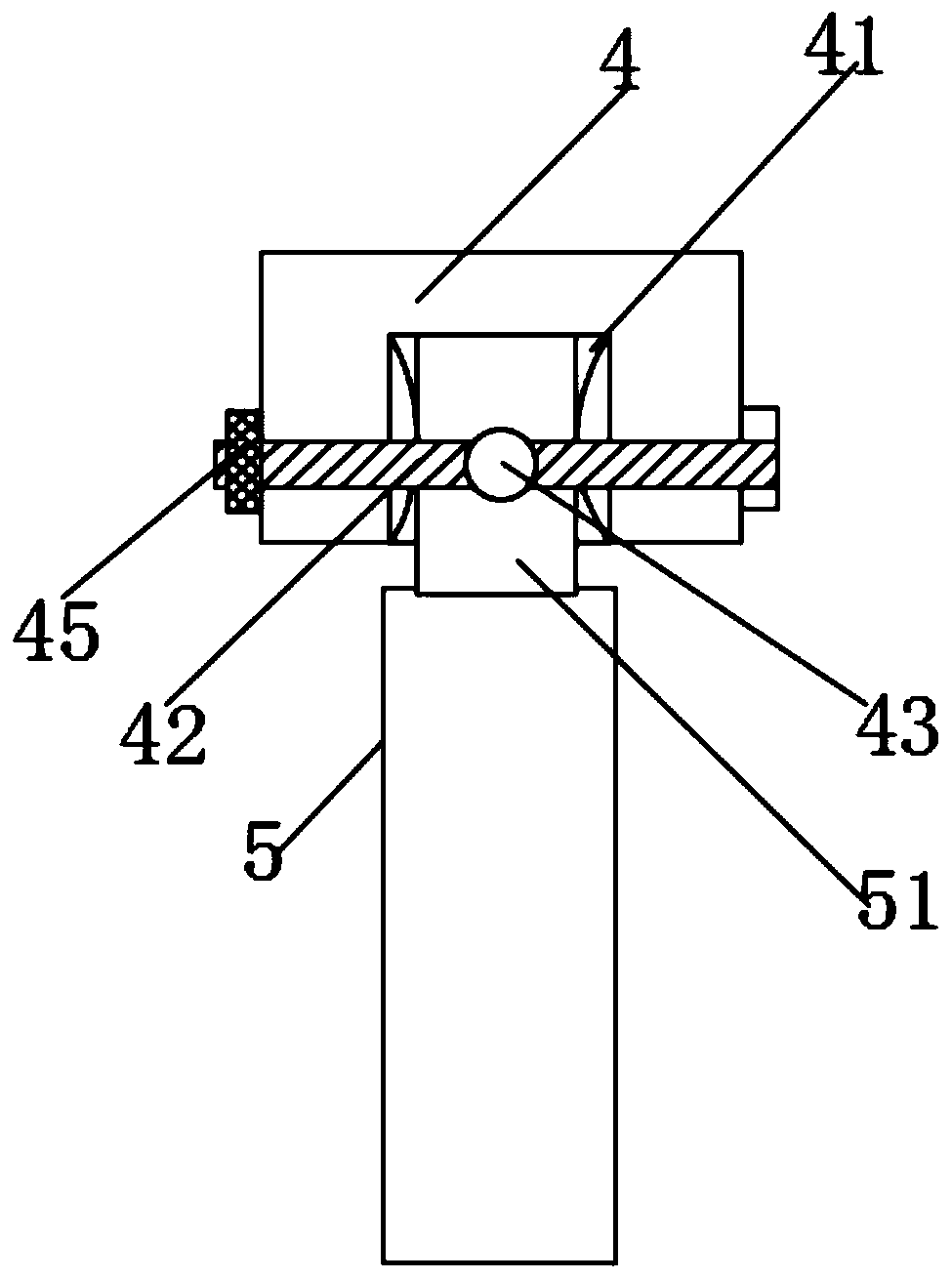 Desktop drilling and tapping machine for hinged plate processing in civil air defense engineering