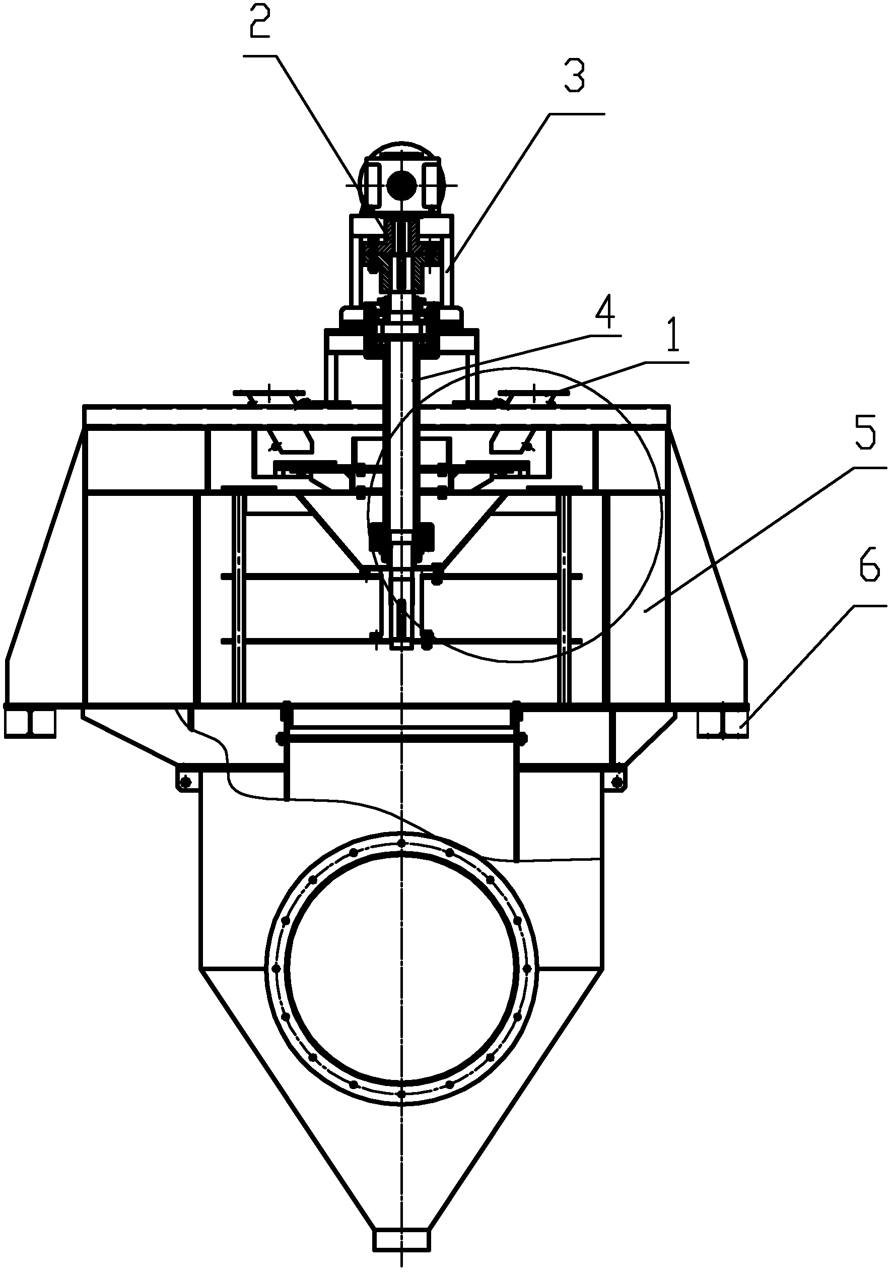 Novel powder selecting machine capable of uniformly scattering material