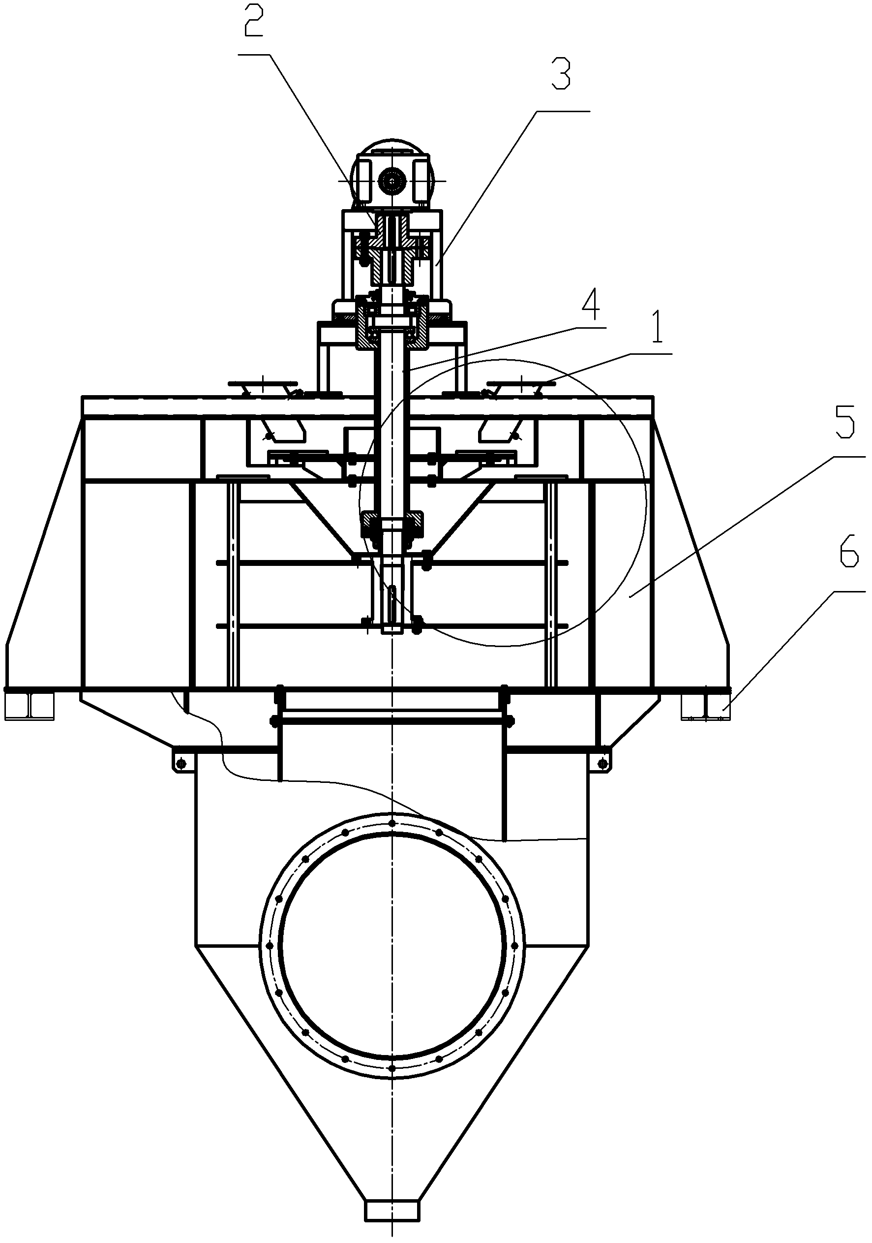 Novel powder selecting machine capable of uniformly scattering material