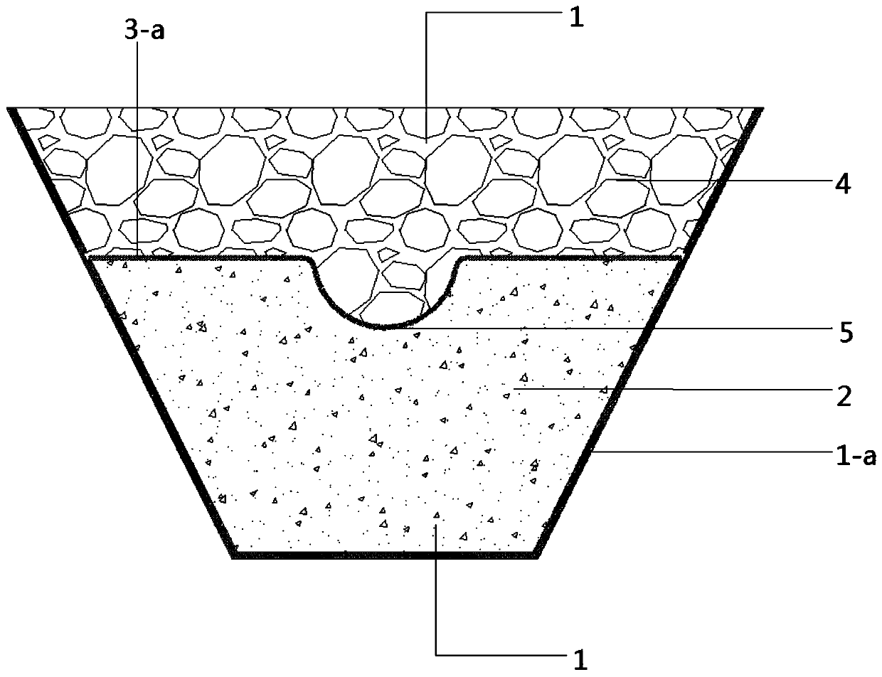 A prefabricated road drainage device for mountainous photovoltaic projects