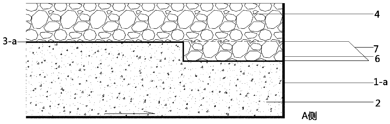 A prefabricated road drainage device for mountainous photovoltaic projects