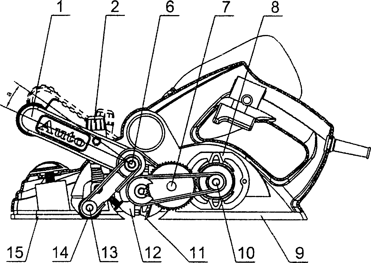 Hand-held electric planer