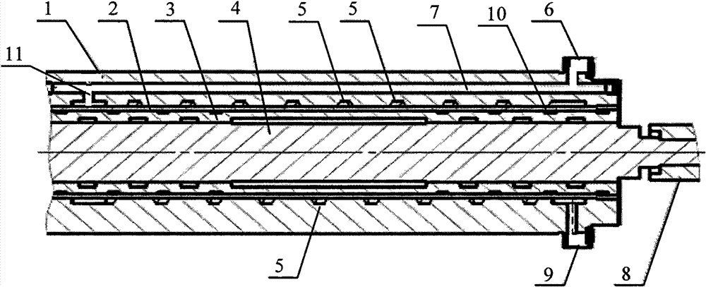 Aerostatic electric spindle and cooling device thereof