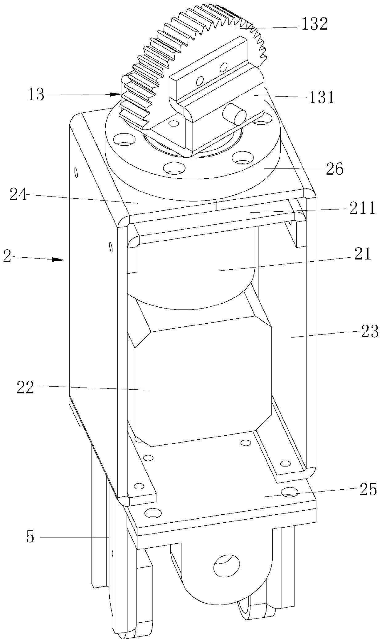 A Kinematically Precise Impact-Resistant Robotic Leg Apparatus