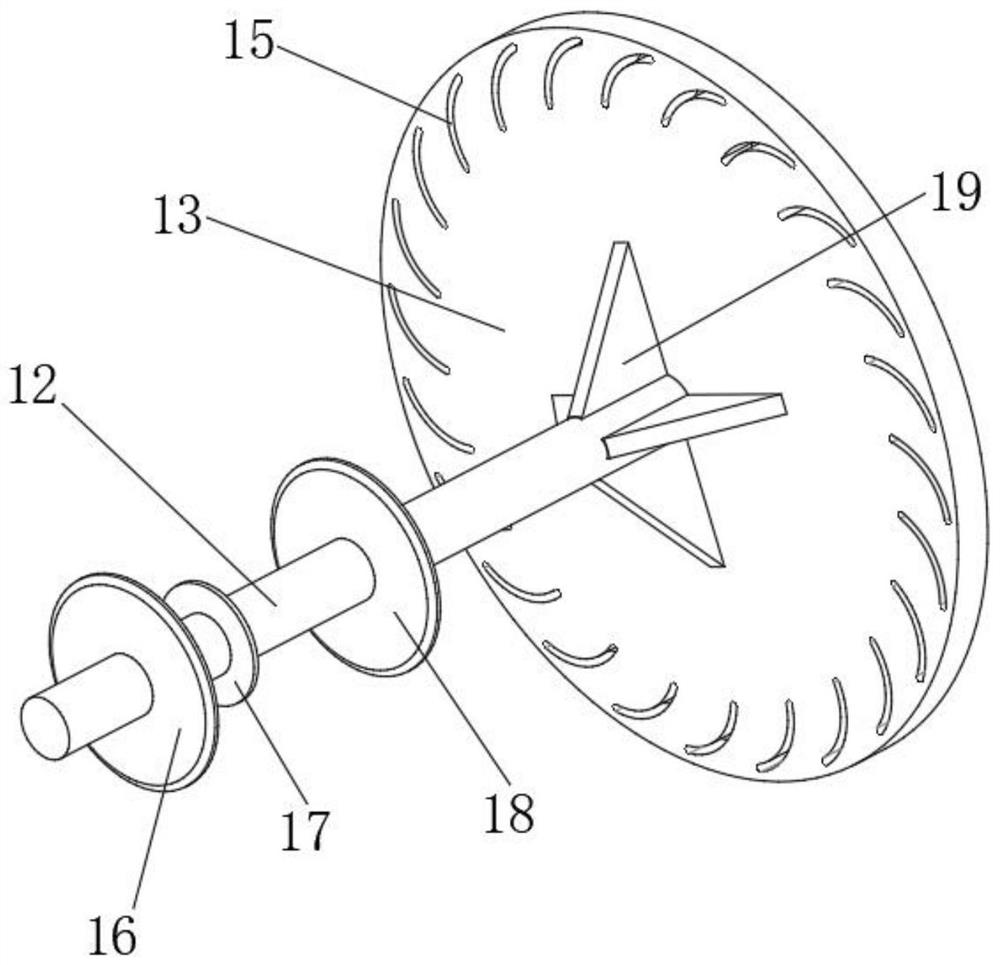 Cross-flow fan blade welding robot with good heat dissipation effect