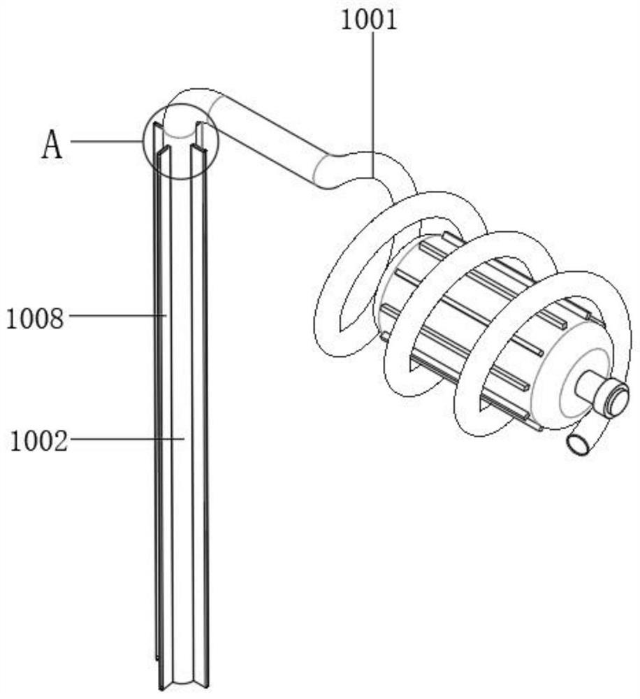 Cross-flow fan blade welding robot with good heat dissipation effect