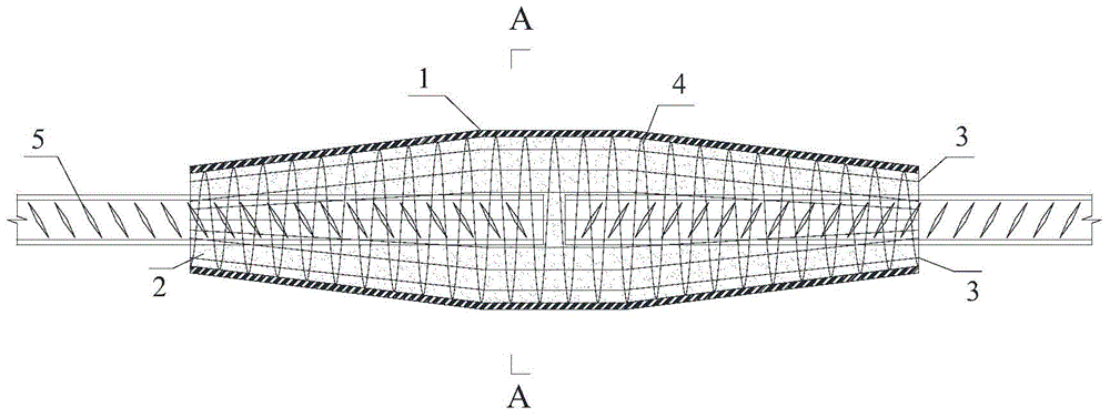 Coiled material steel bar grouting connector