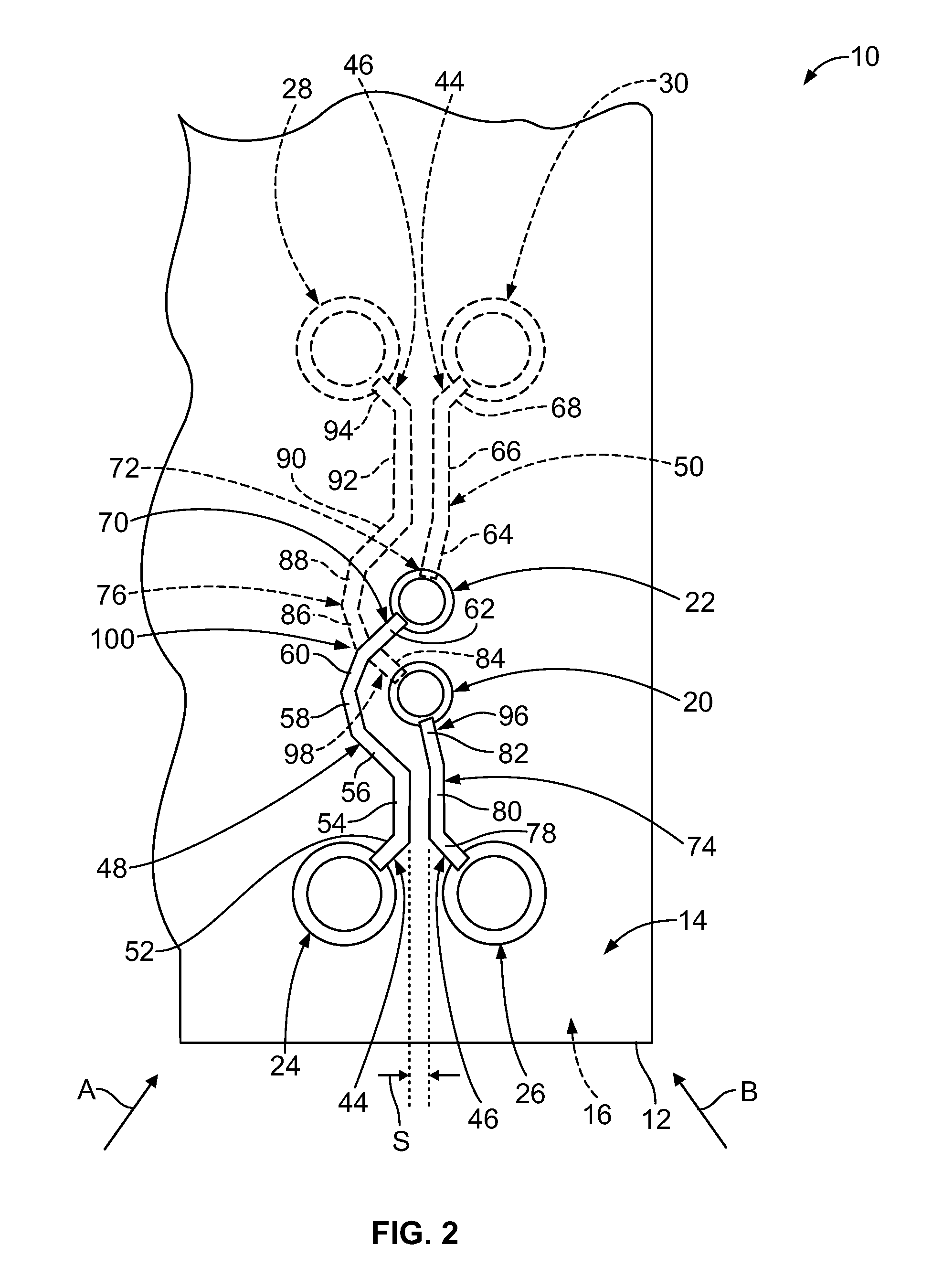 Circuit board for an electrical connector