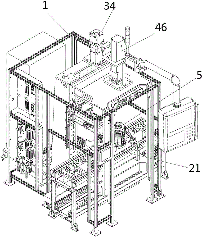 Stator and rotor assembling equipment in new energy motor assembly