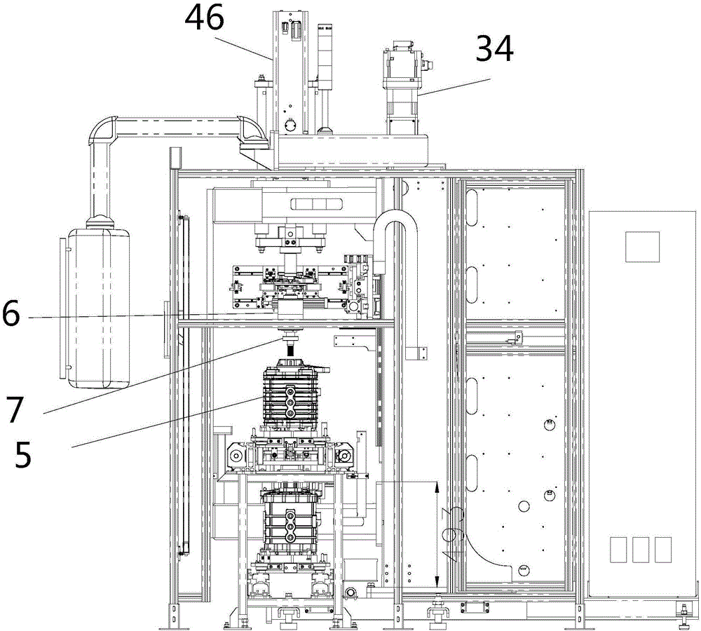 Stator and rotor assembling equipment in new energy motor assembly