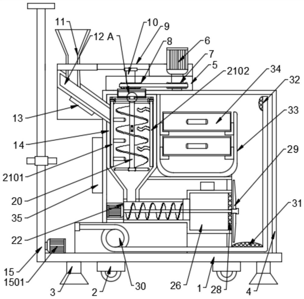 Polyvinyl chloride granule production equipment and production method thereof