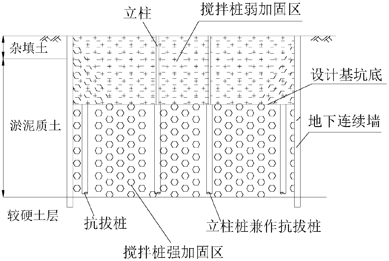 Method for separately constructing underground expressway under urban main roads and subway shield zone