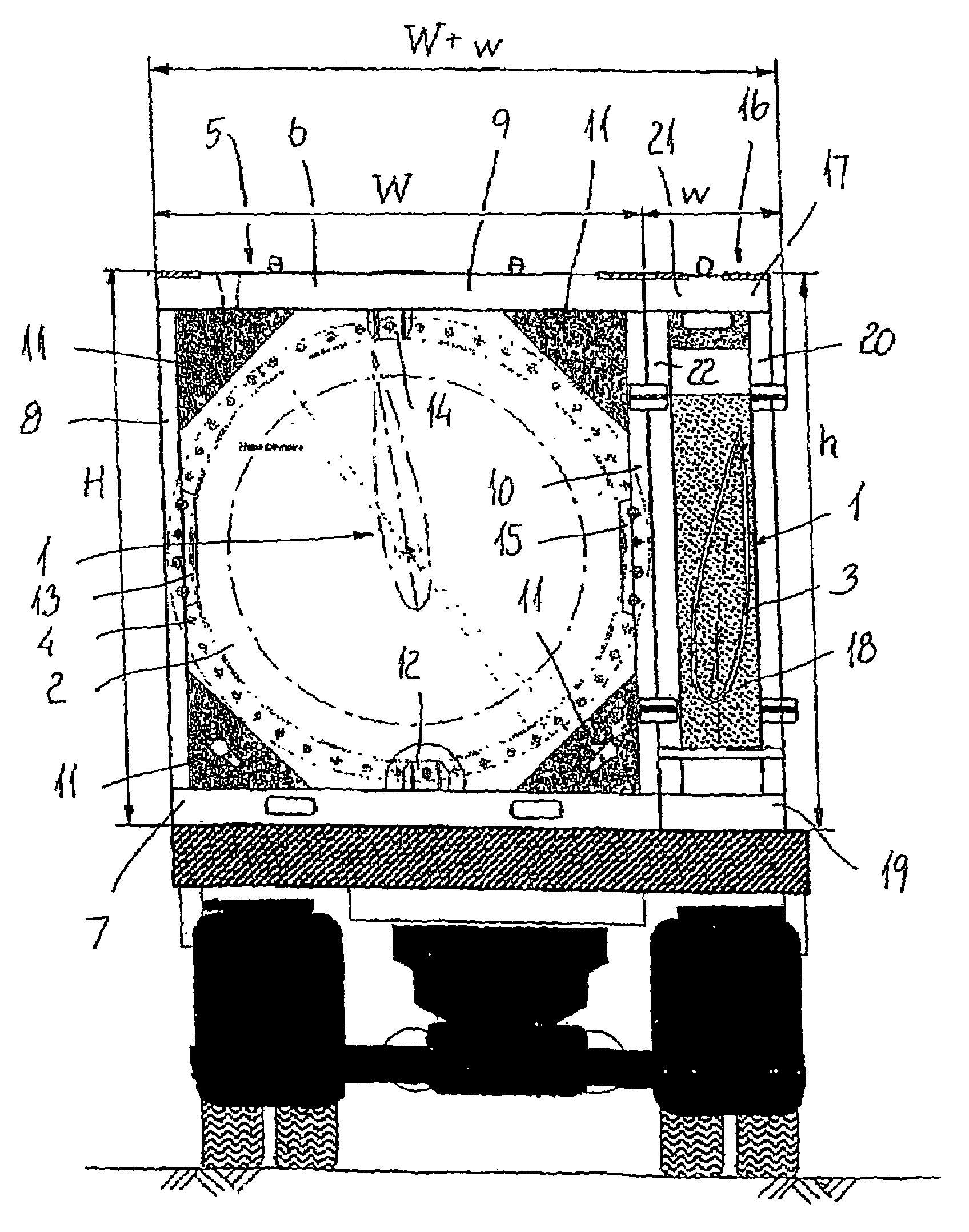 Method for transporting a set of large longitudinal items, a package system to be used by the method and use of such a package system