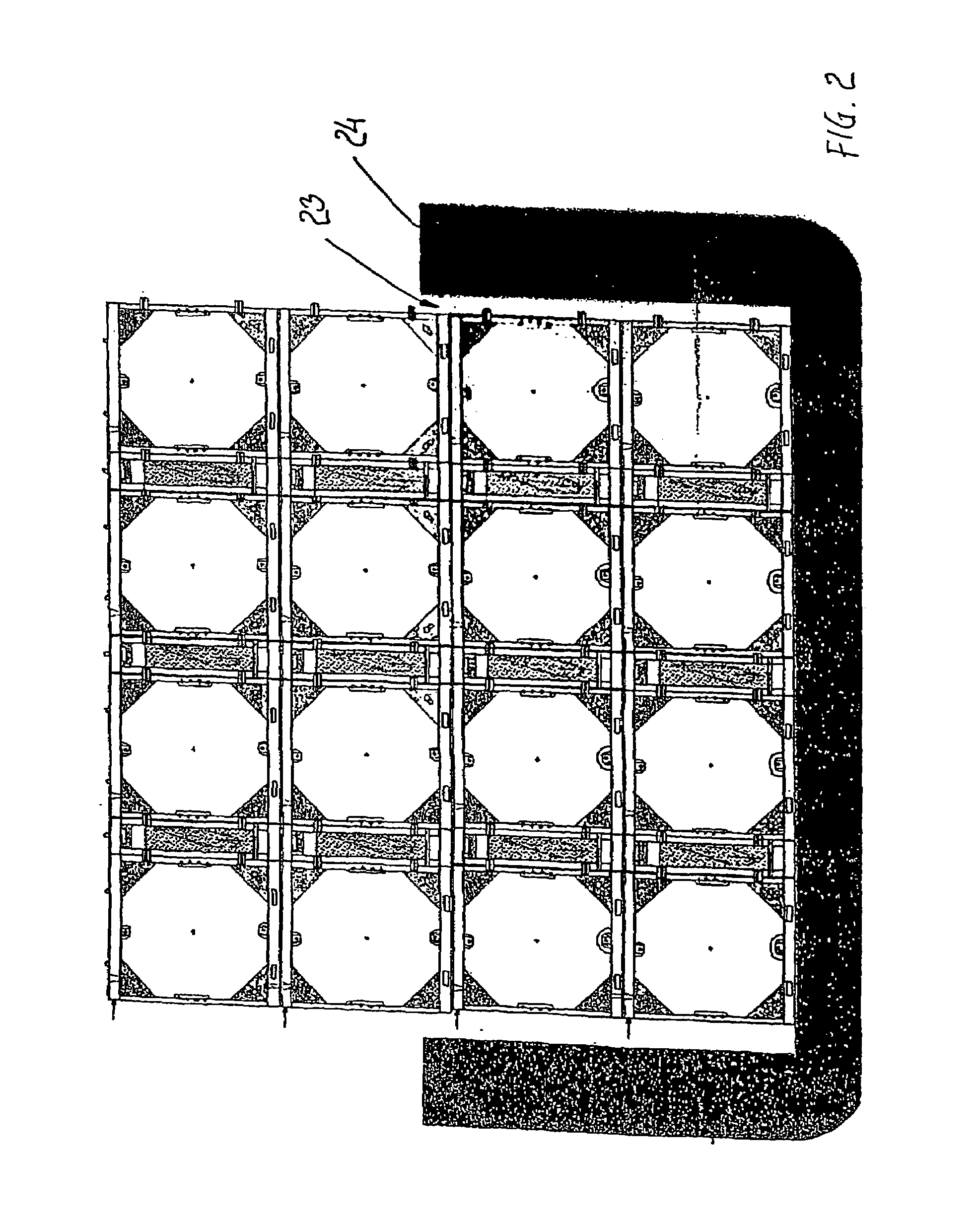 Method for transporting a set of large longitudinal items, a package system to be used by the method and use of such a package system