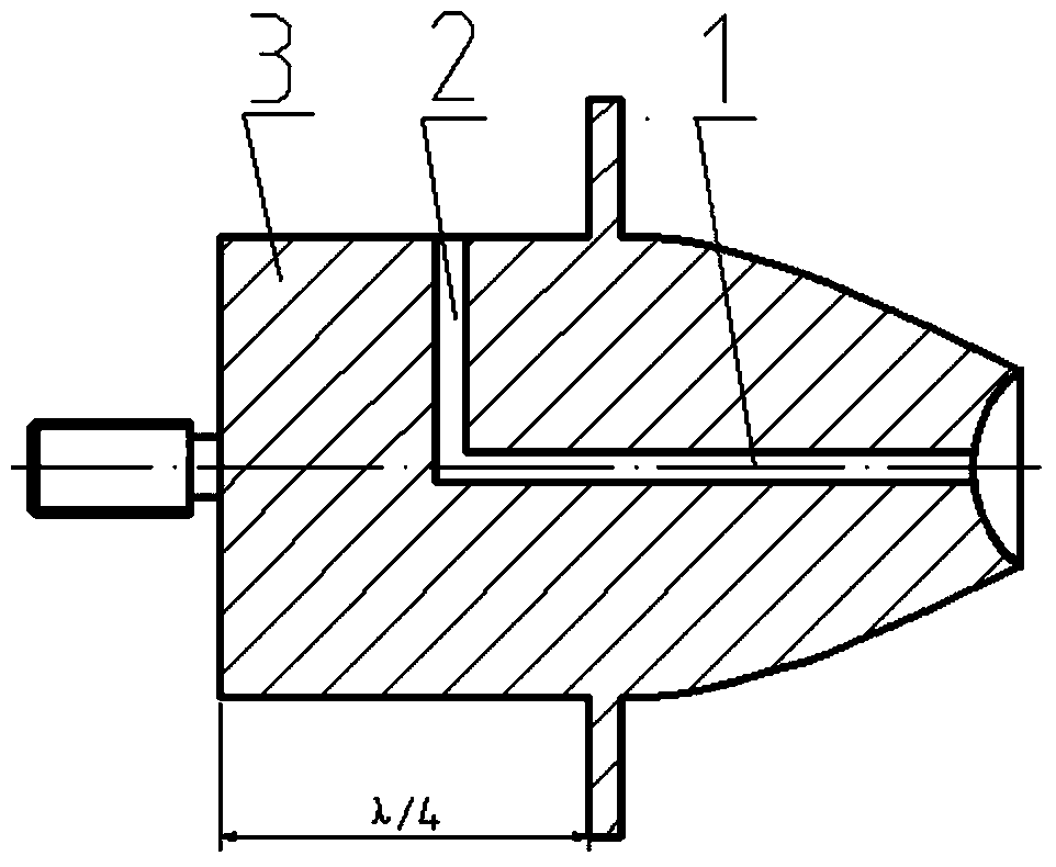 Medium-frequency ultrasonic atomization spray nozzle for Gaussian complex angle and design method of medium-frequency ultrasonic atomization spray nozzle