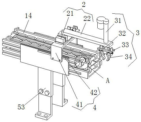 A CNC lathe automatic loading and unloading device