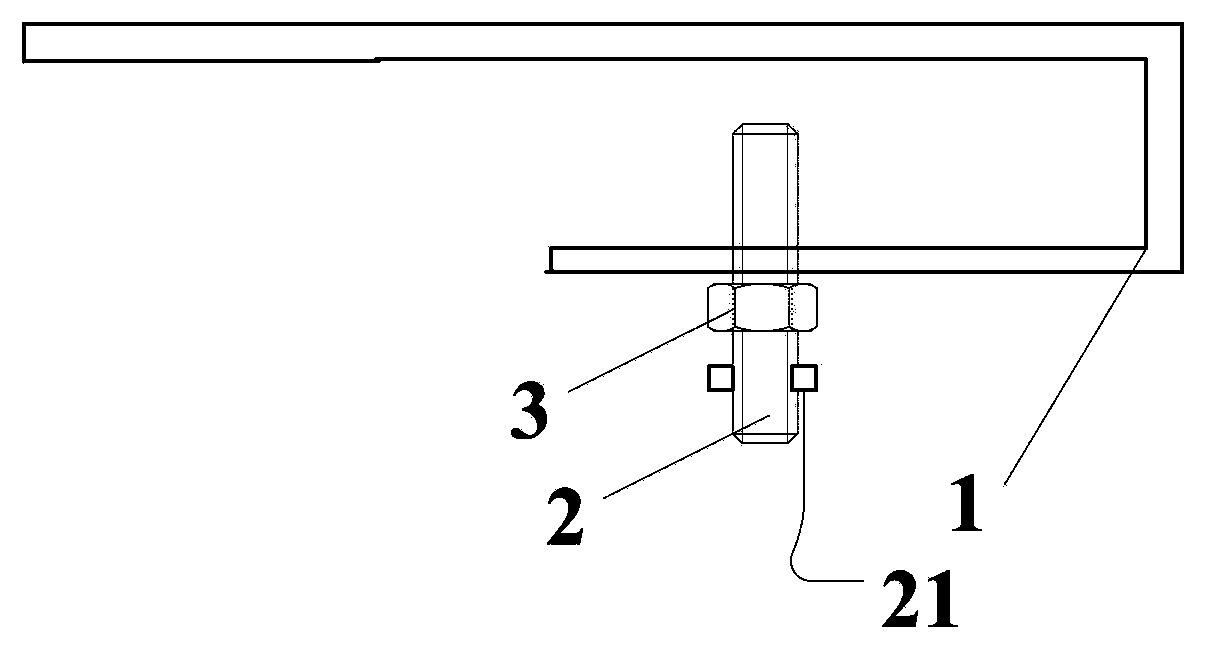 Fixing device and fixing method for hot-line installation auxiliary equipment