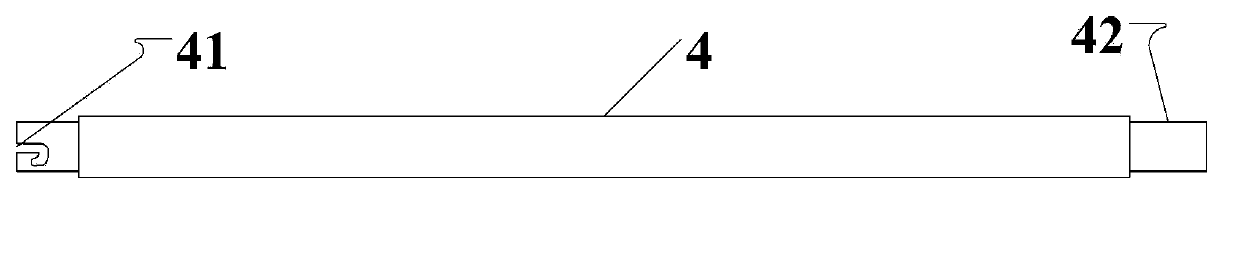 Fixing device and fixing method for hot-line installation auxiliary equipment