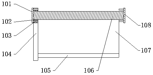 Dust removing device for industrial cutting machine