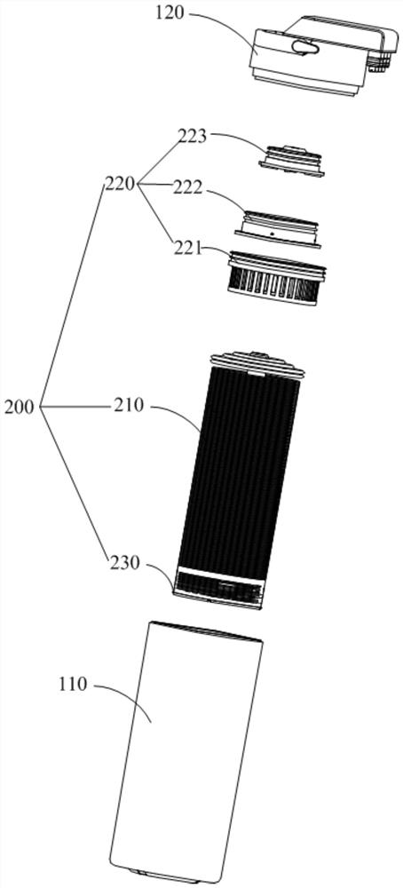 Reverse osmosis filter element and water purifier