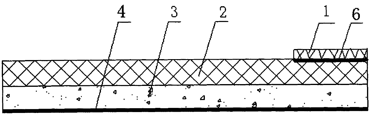 Wet lay-up and edge-jointing construction method of single-sided adhesive wet lay-up waterproof coiled material