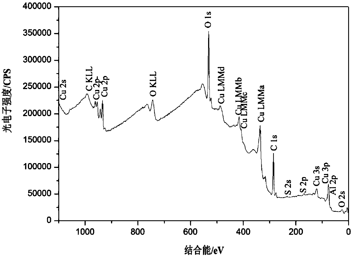 A kind of cu/paa composite film and its preparation method and application