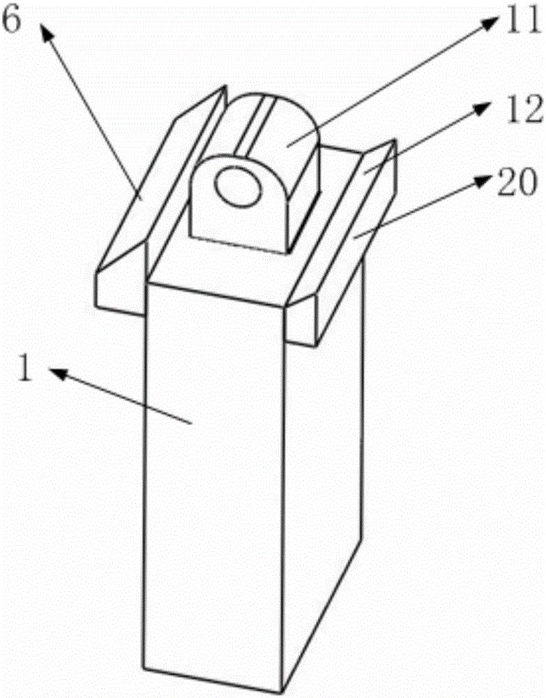 Bendable road post with function of elastic energy dissipation