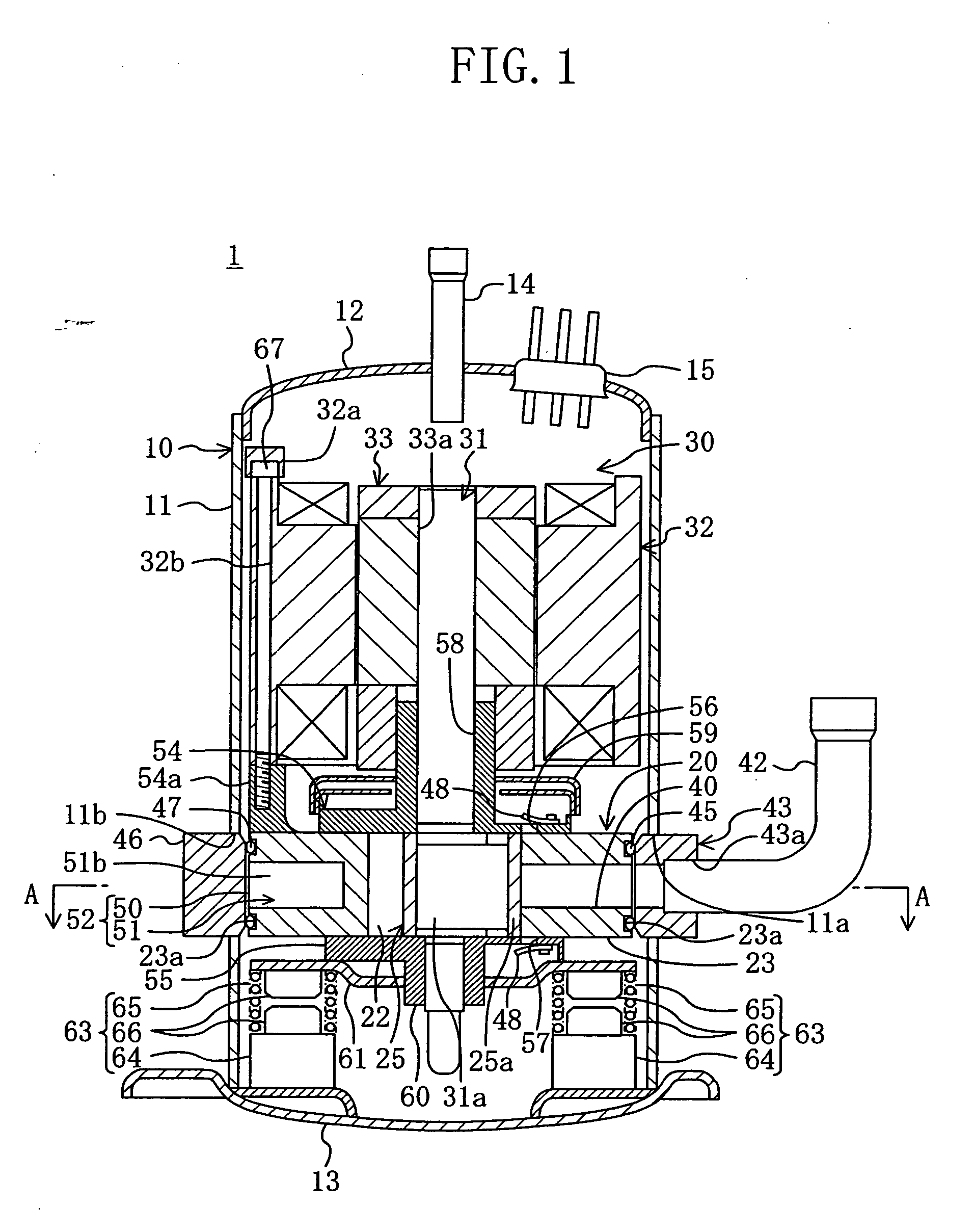 Hermetic compressor