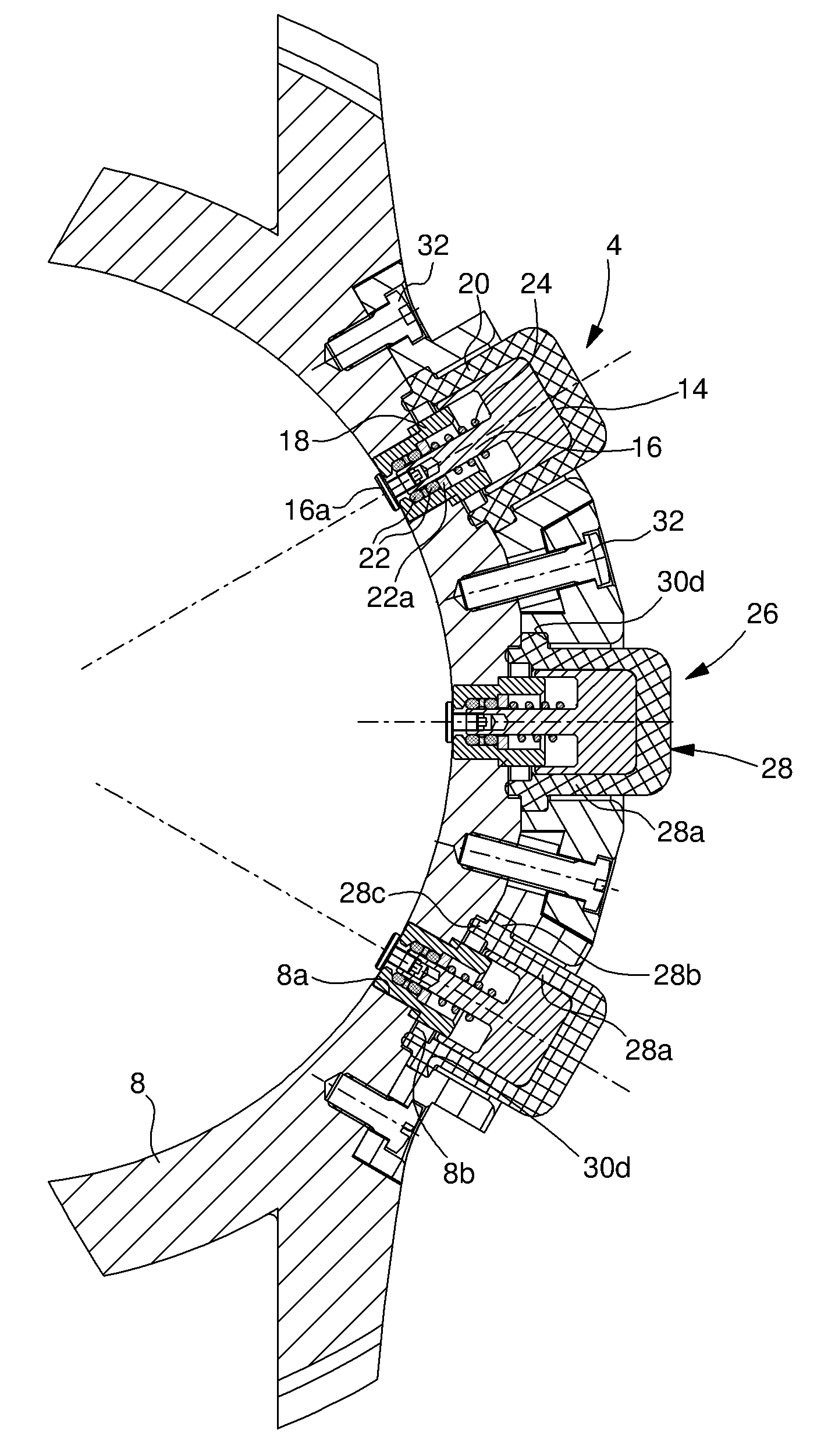 Push-button control device