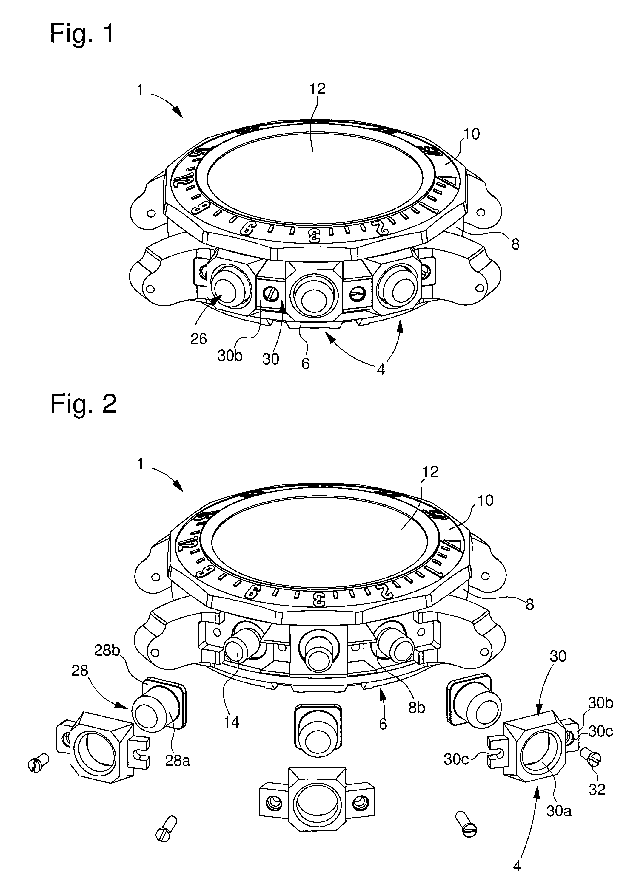 Push-button control device