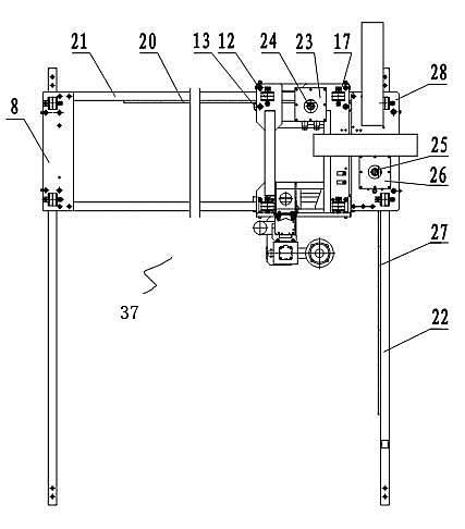 Visual-addressing double-barrel compatible filling system and filling method thereof