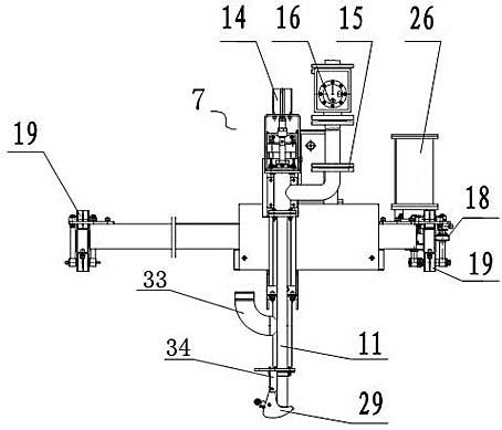 Visual-addressing double-barrel compatible filling system and filling method thereof