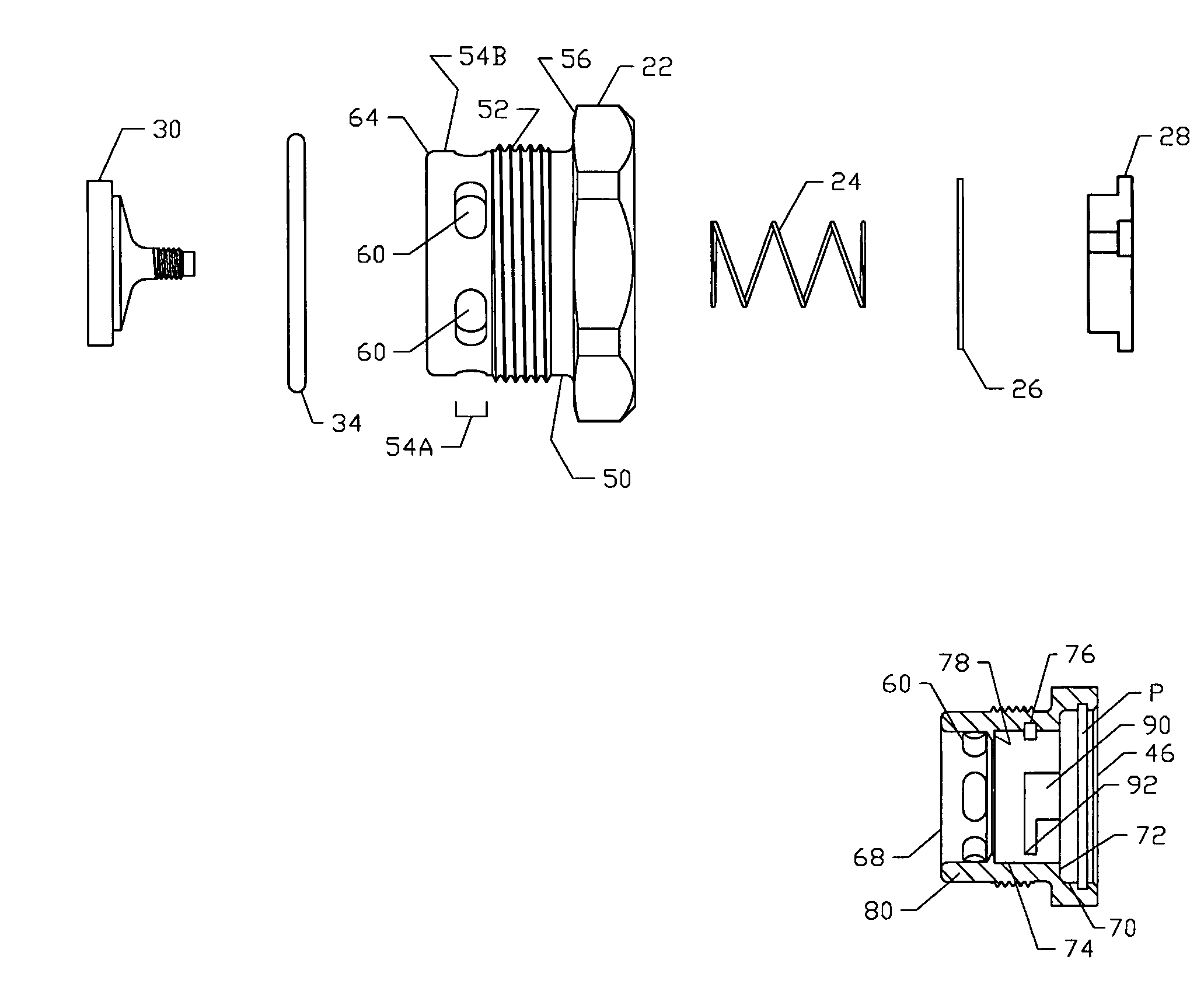 Inflate and deflate valve