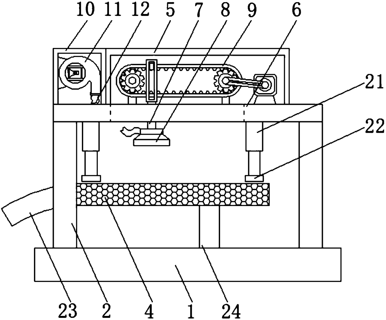 Textile cloth dryer with winding function