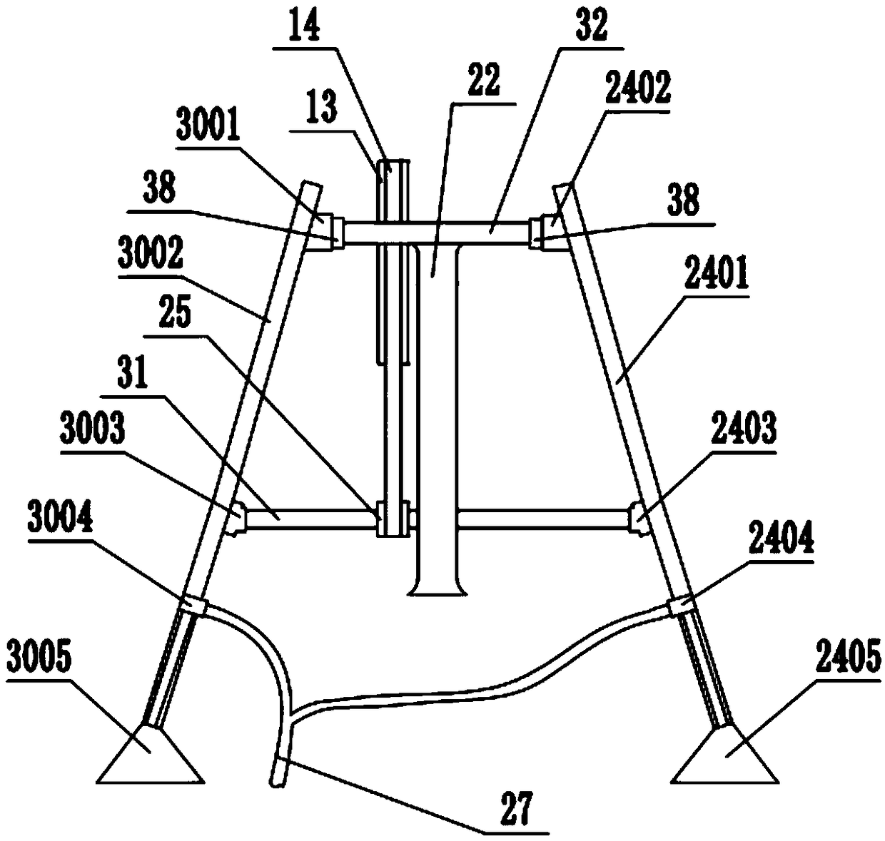 Broken fluff collecting device for textile machine