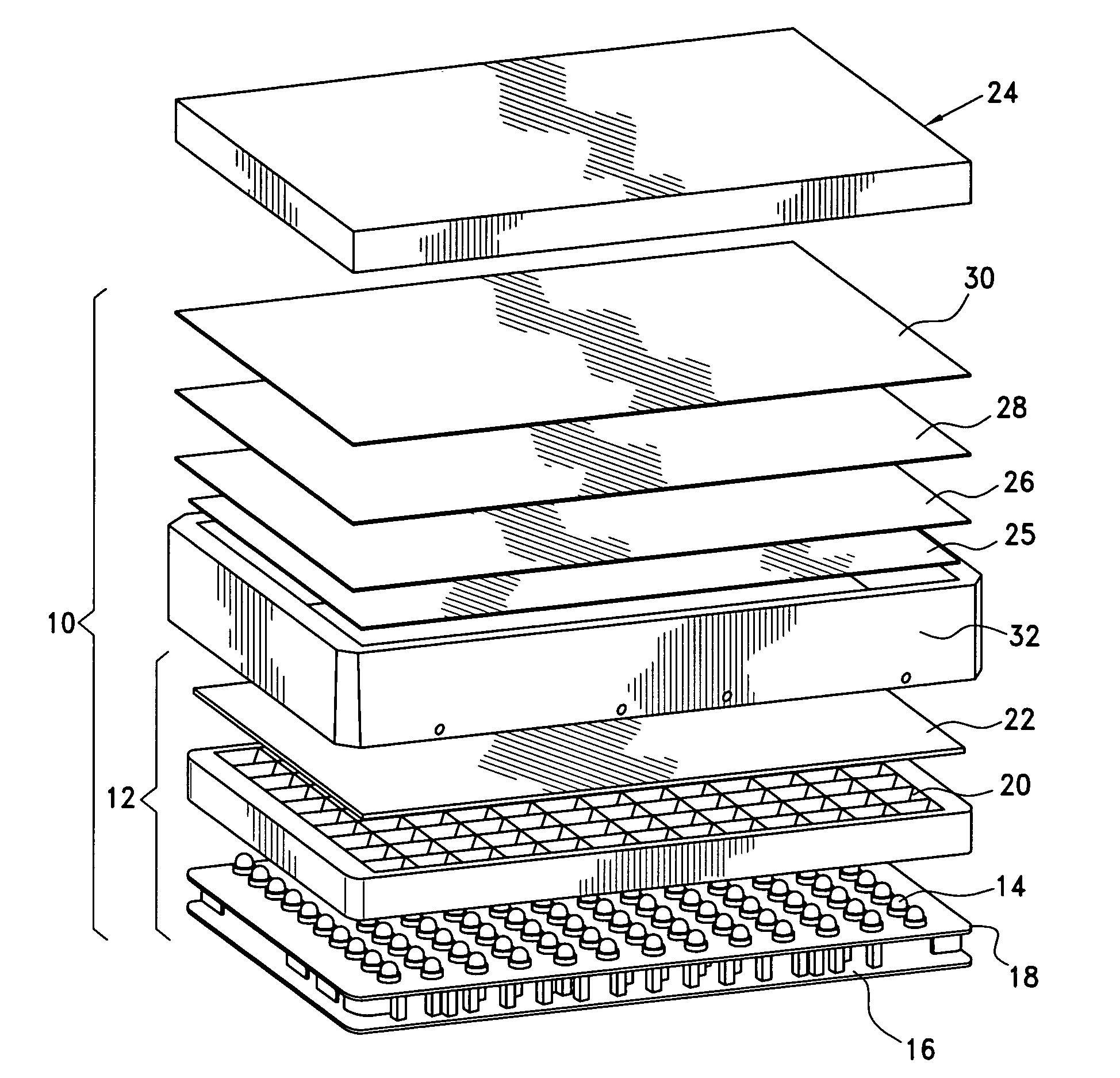 Illumination system for a head up display