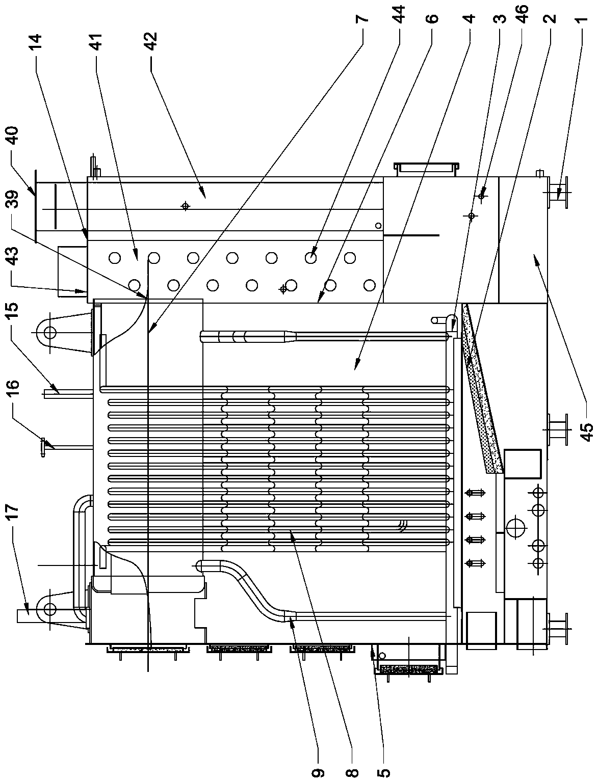 Combined integrated steam evaporator