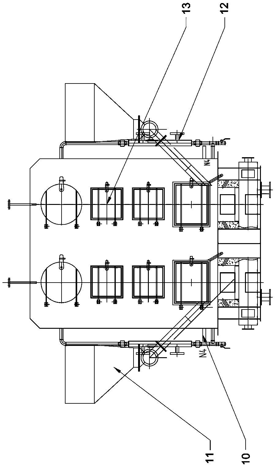 Combined integrated steam evaporator