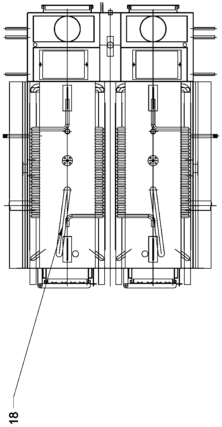 Combined integrated steam evaporator