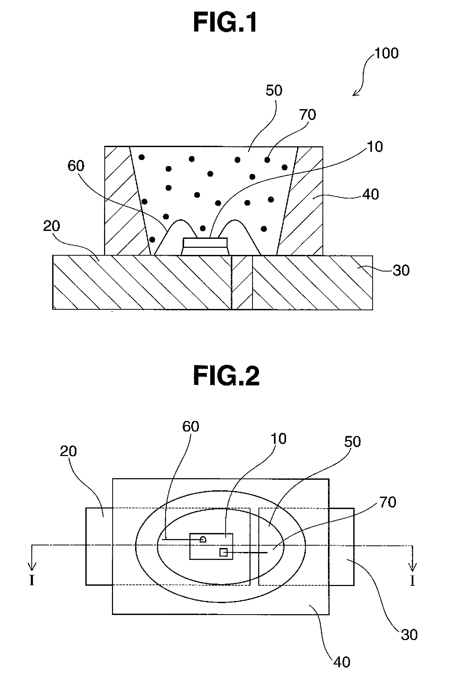 Light-emitting device, method for manufacturing same, molded body and sealing member