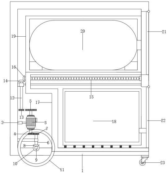 Gas shielded welding all-in-one machine convenient to move